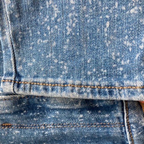 LEVIS SKINNY 721 SPATTER PATTERN WOMENS JEANS size 29 - Picture 6 of 9
